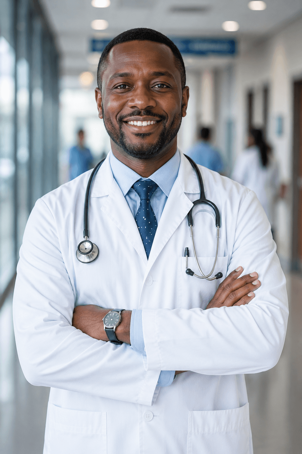 Doctor consulting a patient